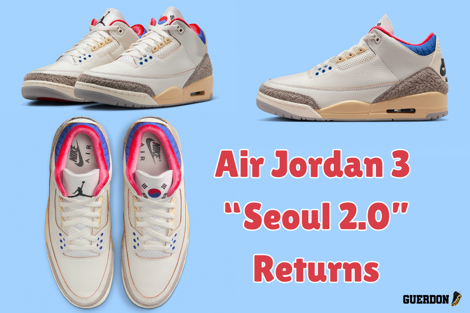 Air Jordan 3 “Seoul 2.0” Returns With Cultural Flair and Fresh Upgrades