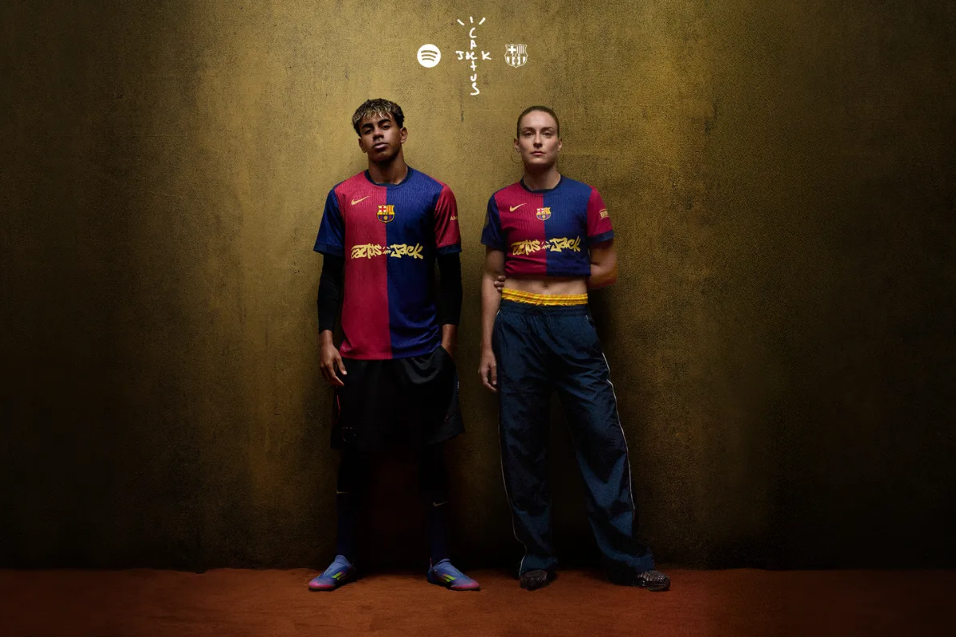 Travis Scott FC Barcelona jersey, Cactus Jack Clásico kit