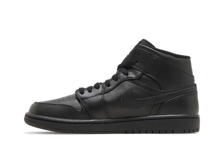 Air Jordan 1 Mid 'Triple Black' 2022
