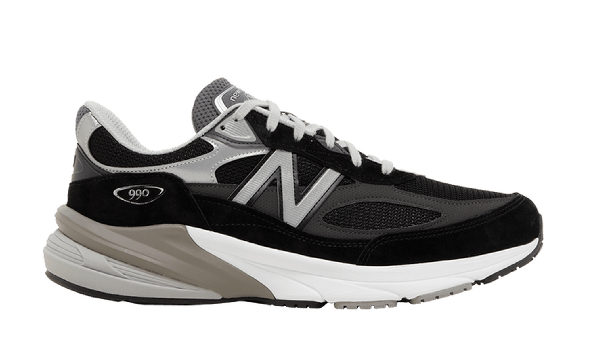 990v6 Made in USA 2E Wide 'Black Silver'