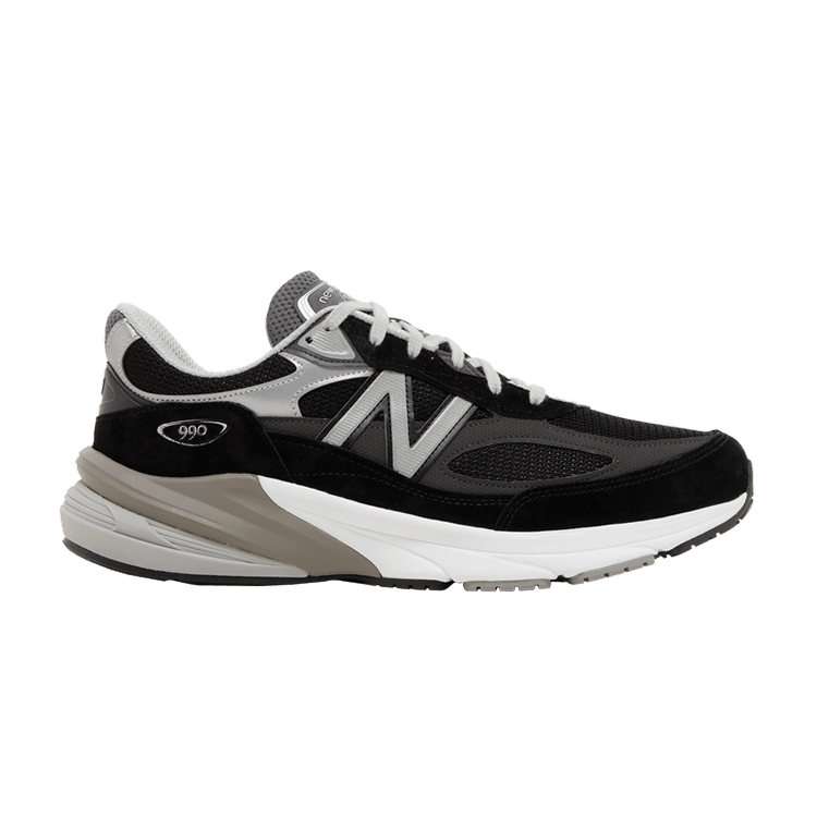990v6 Made in USA 2E Wide 'Black Silver'