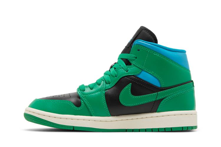 Wmns Air Jordan 1 Mid 'Lucky Green Aquatone'