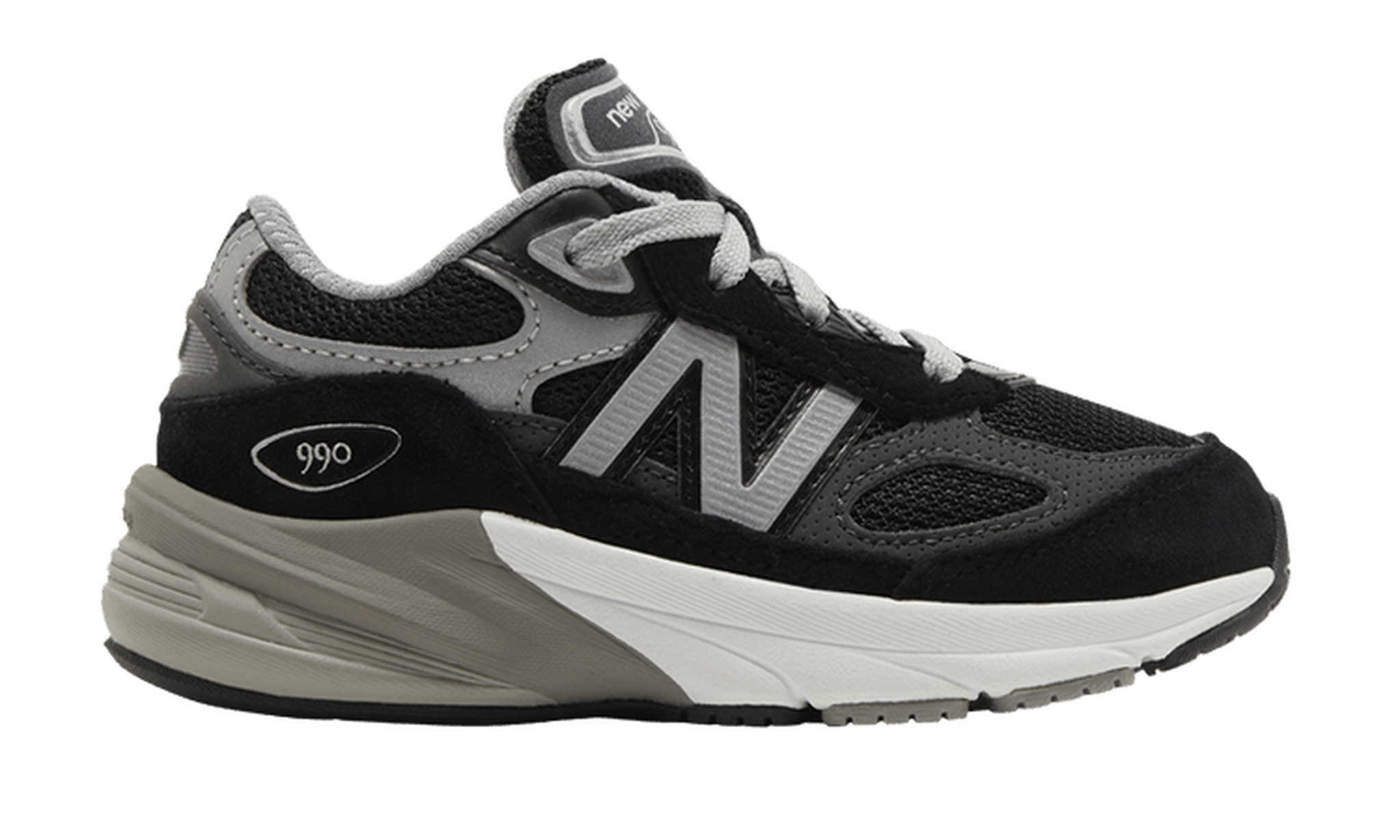 990v6 Toddler 'Black Silver'