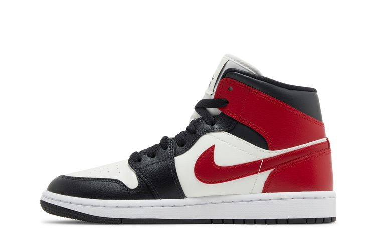Wmns Air Jordan 1 Mid 'Black Toe'