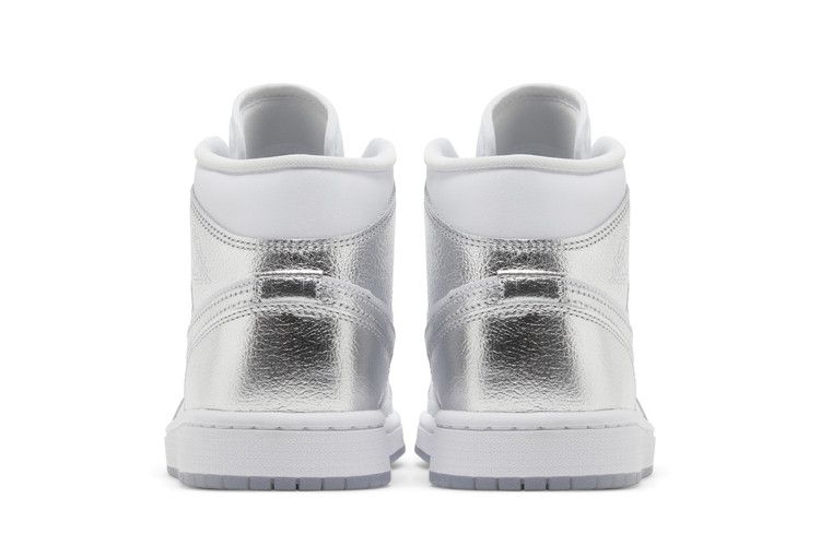 Wmns Air Jordan 1 Mid SE 'Metallic Silver'