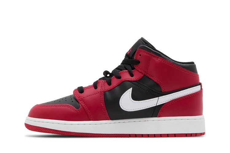 Air Jordan 1 Mid GS 'Gym Red Black White'