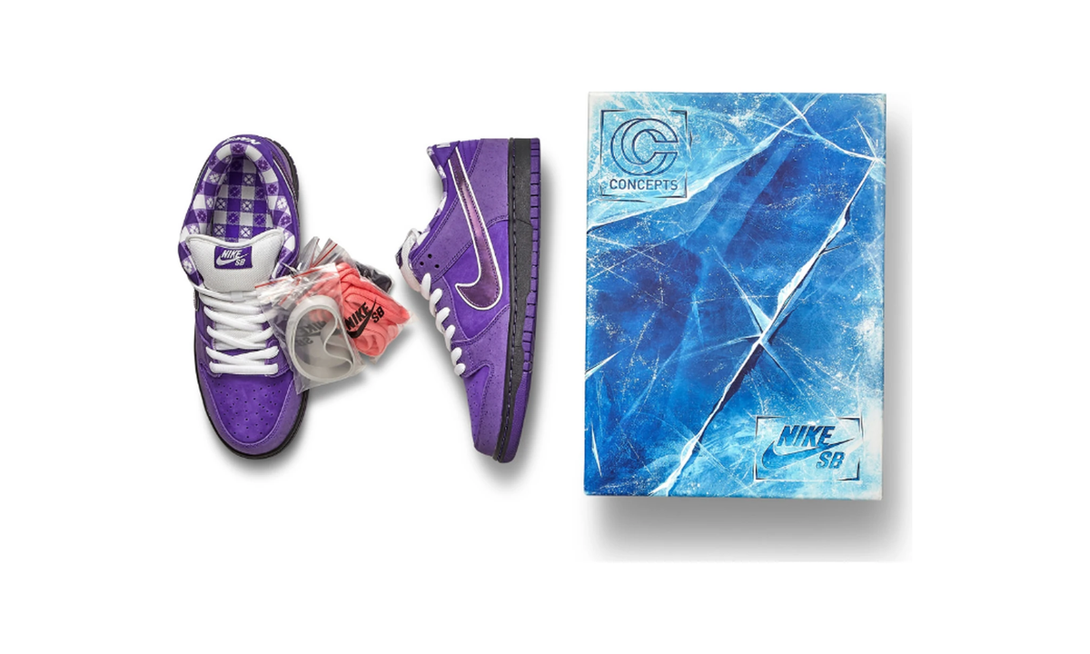 Concepts x Dunk Low SB 'Purple Lobster' Special Box