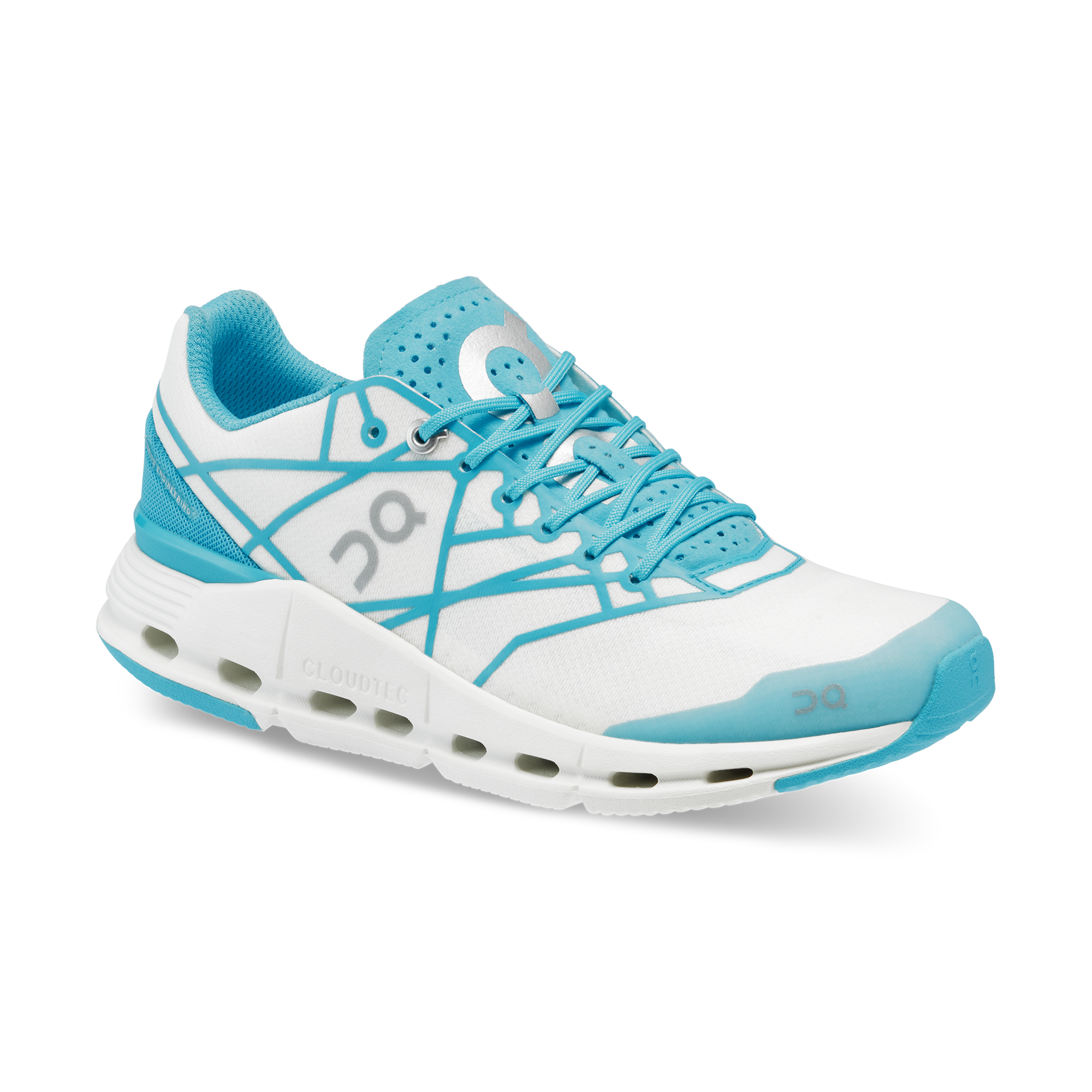 On Running Cloudnova Z5 White Cyan (Women's)