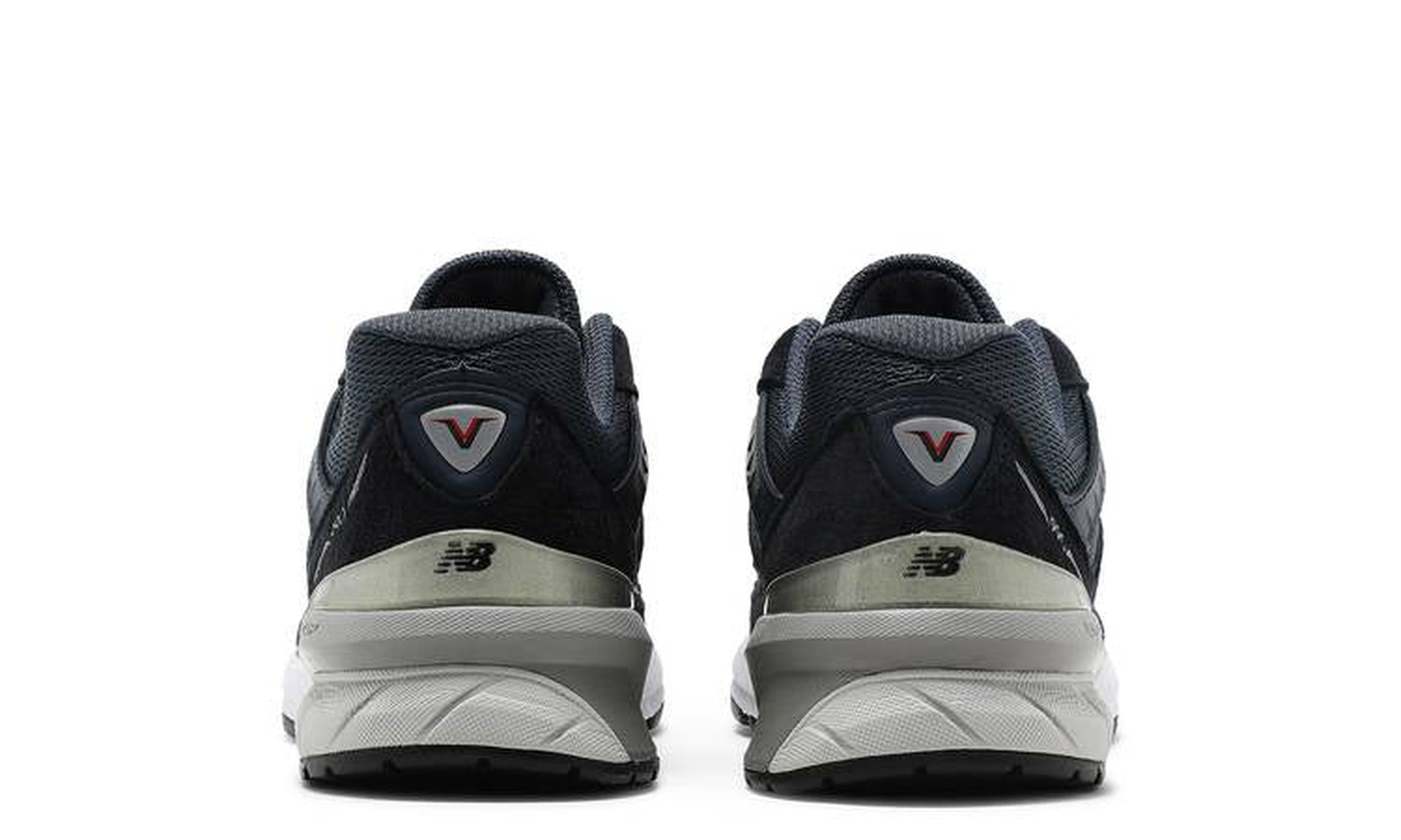 Wmns 990v5 Made in USA Wide 'Navy Silver'