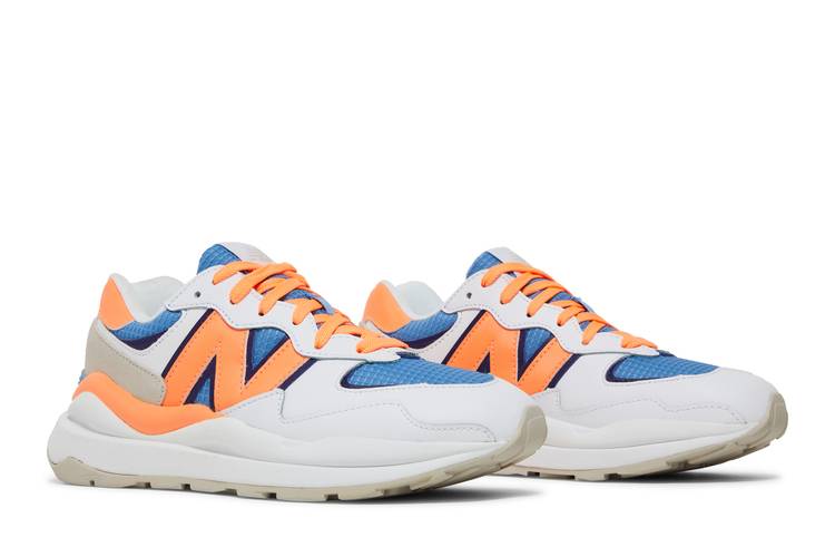 Wmns 57/40 'White Orange Stellar Blue'