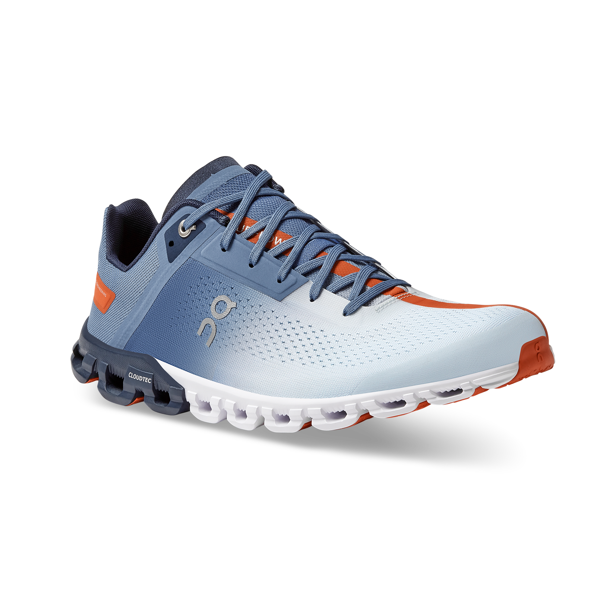 On Running Cloudflow 3.0 Lake Blue Flare Orange