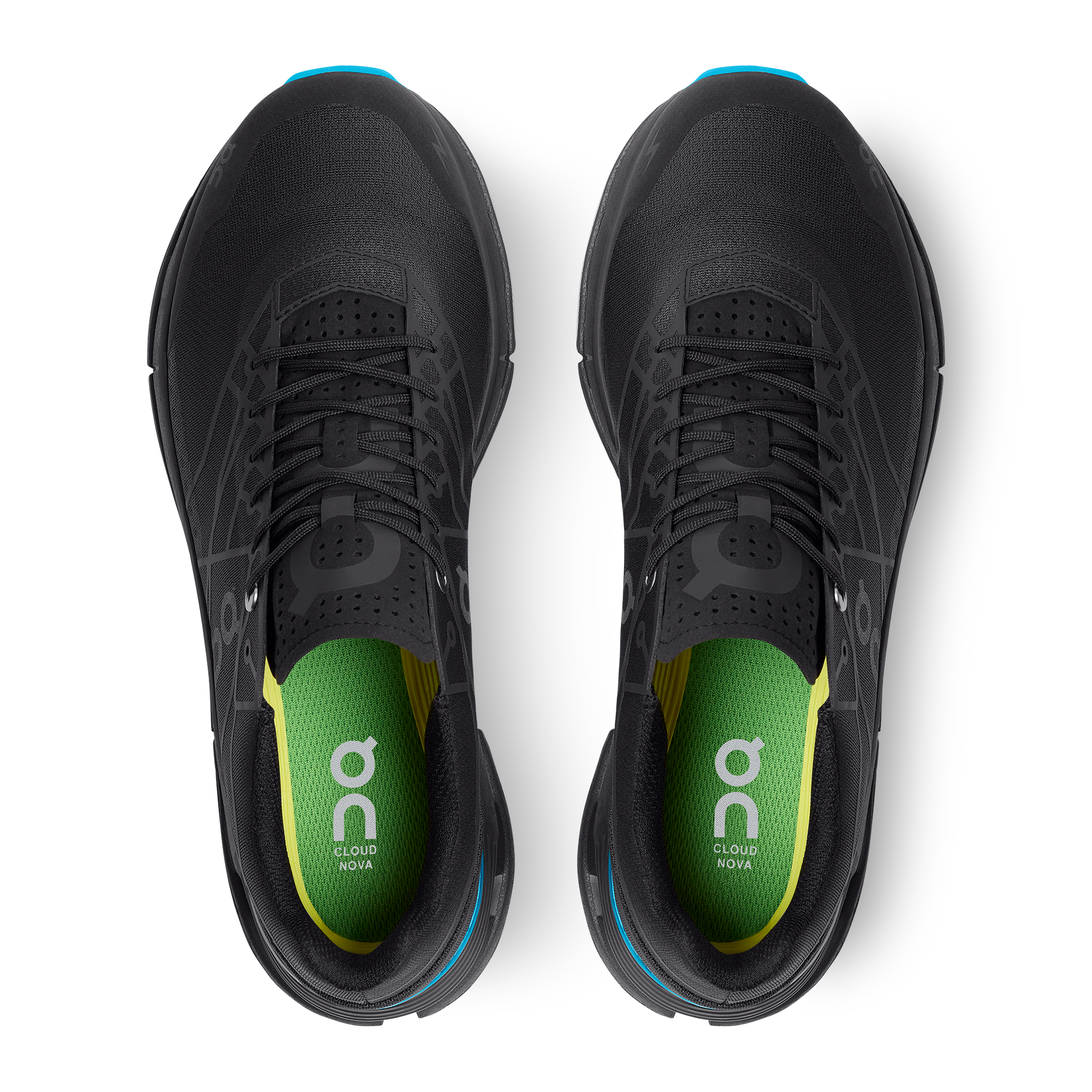 On Running Cloudnova Z5 Black Cyan