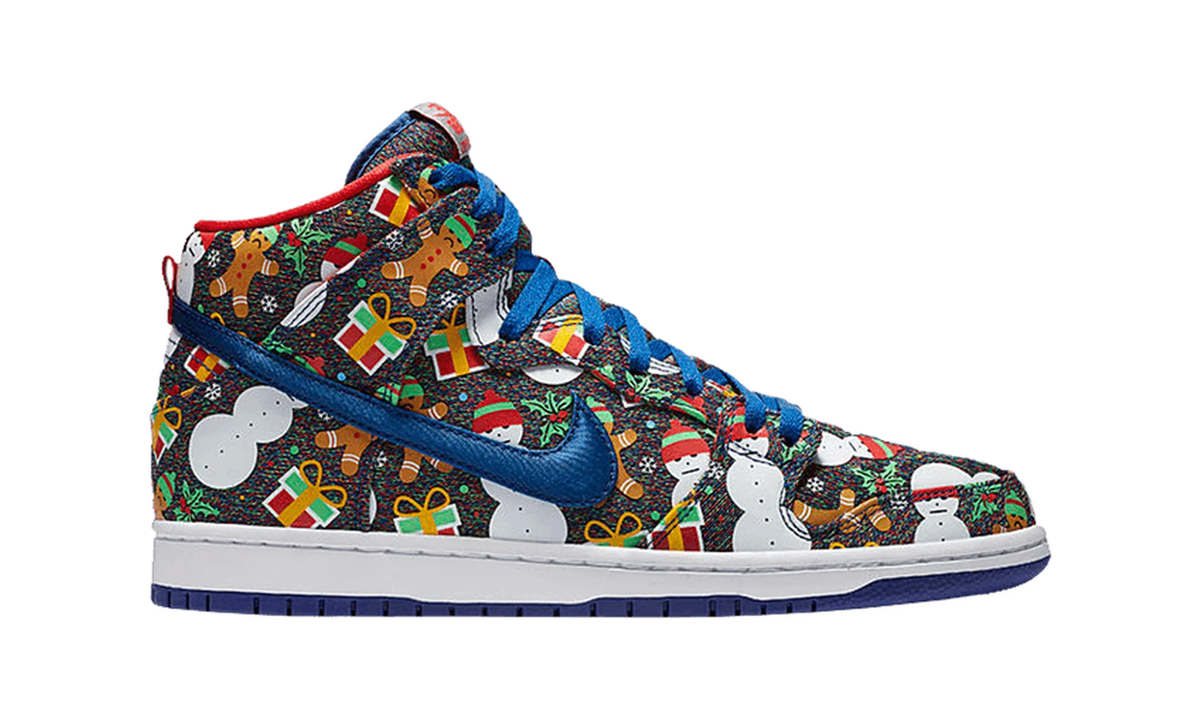 Concepts x SB Dunk Pro High 'Ugly Christmas Sweater' 2017 Special Box