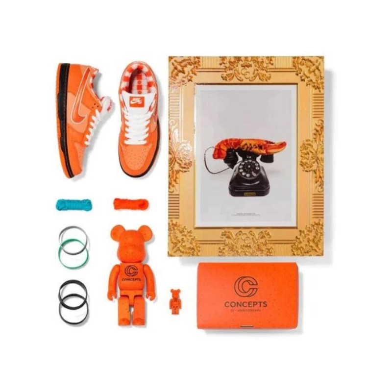 Concepts x Dunk Low SB 'Orange Lobster' Special Box