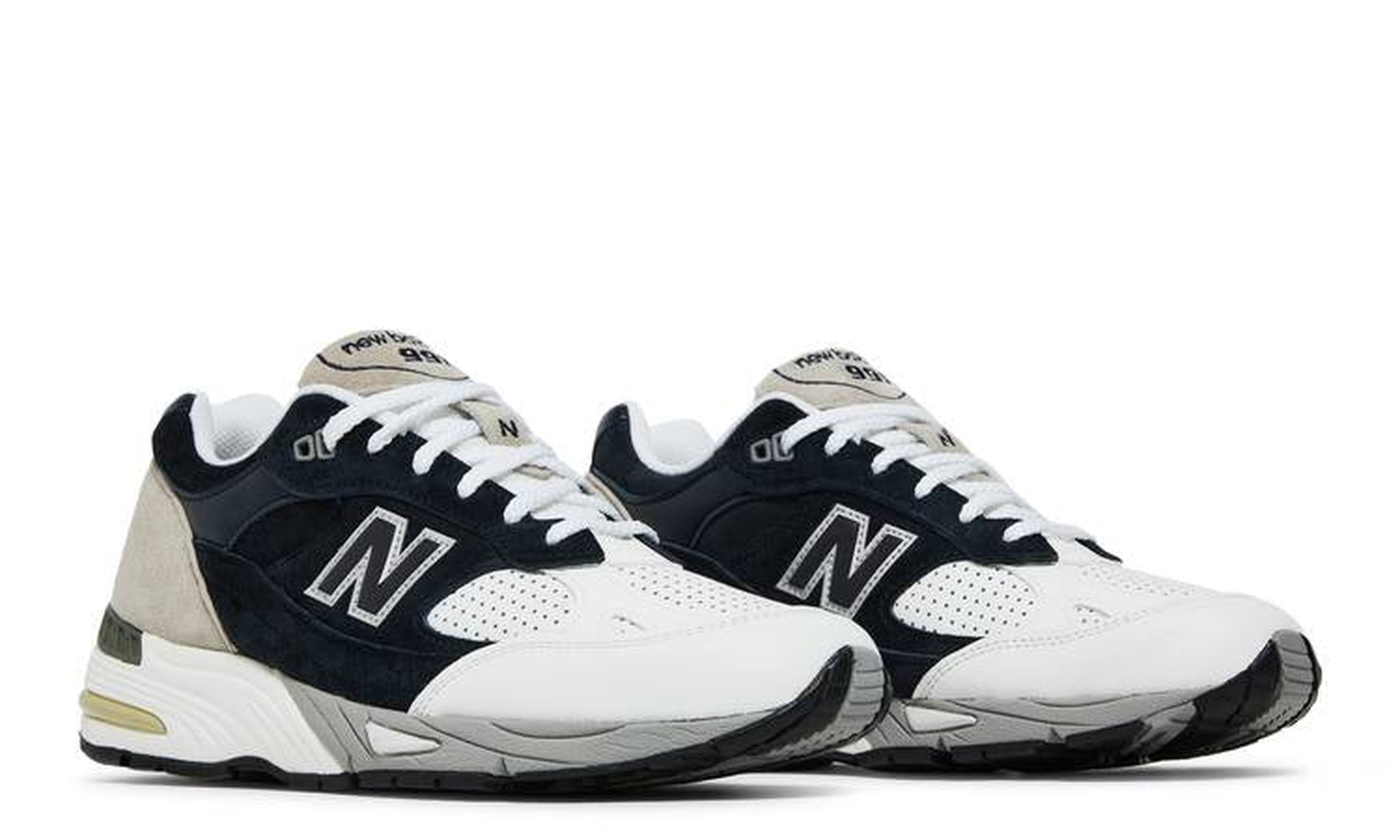 Sneakersnstuff x 991 Made in England 'Perforated Pack - Navy White'