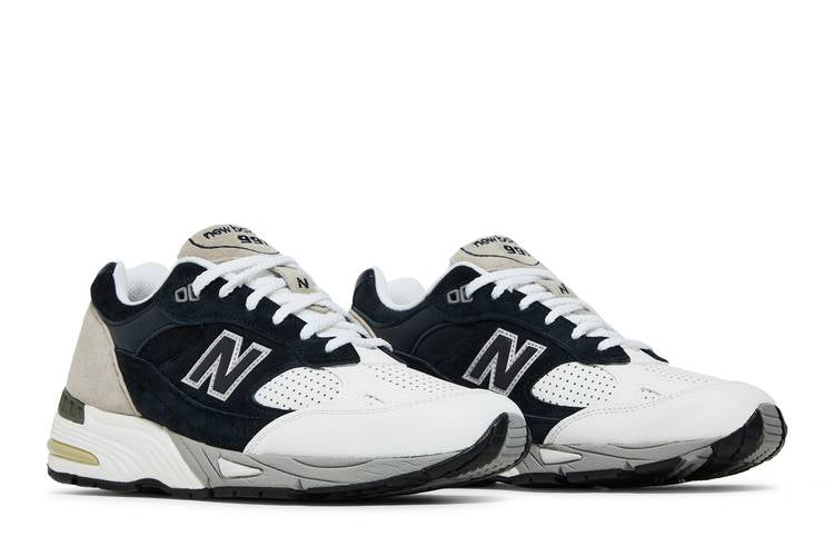 Sneakersnstuff x 991 Made in England 'Perforated Pack - Navy White'