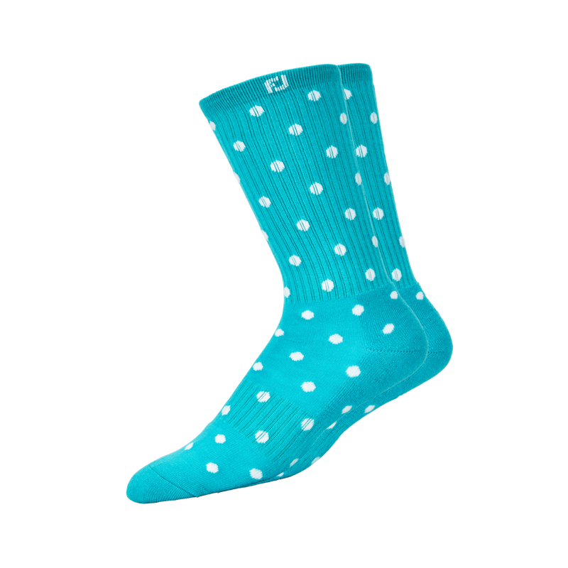 ProDry Fashion Crew - Emerald / White Dots