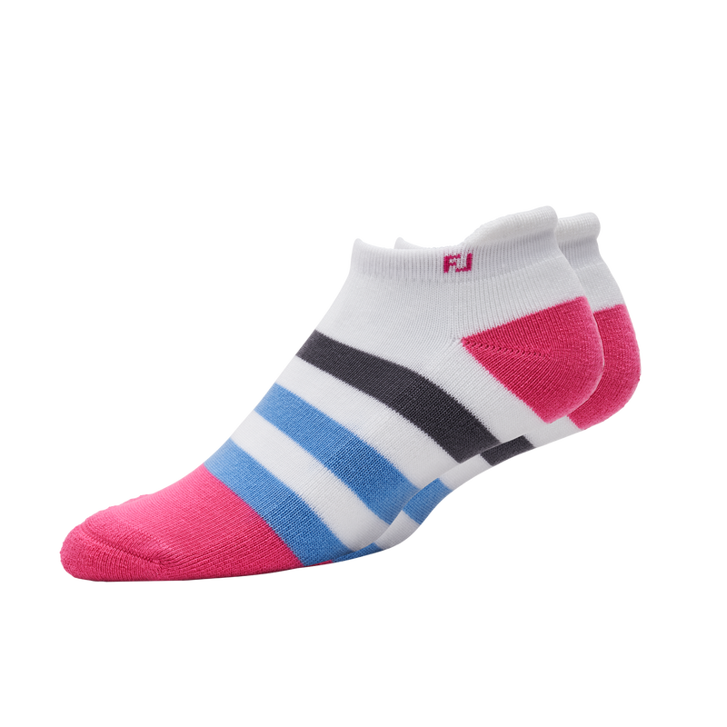 ProDry Fashion Roll Tab Women - White / Hot Pink / Blue