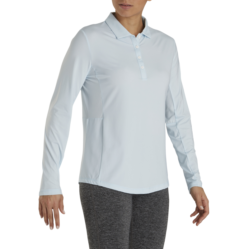Long Sleeve Sun Protection Shirt Women - Ice Blue