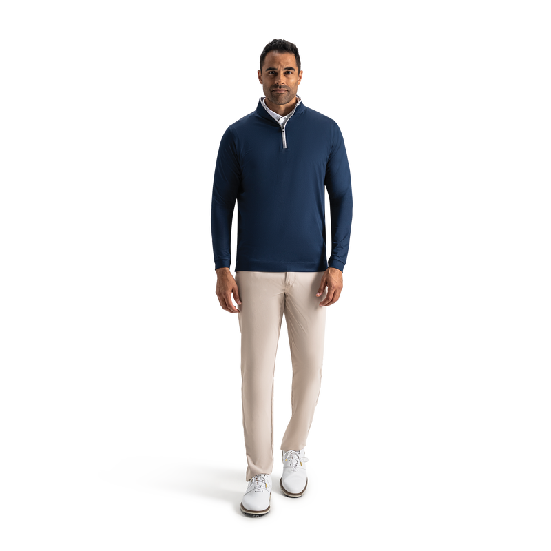 Lightweight Solid Mid-Layer - Navy