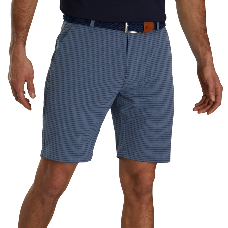 Lightweight 9" Inseam Short - Heather Navy Stripe