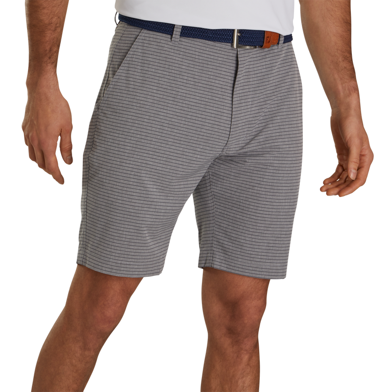 Lightweight 9" Inseam Short - Heather Charcoal Stripe