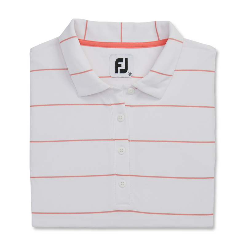 Racerback Pinstripe Tank Women - White / Peach