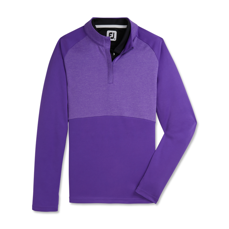 Heather Block Half-Zip Mid-Layer Women - Violet