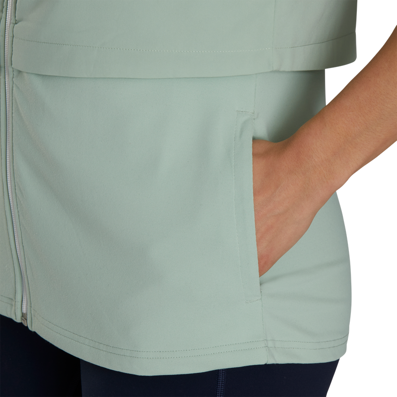 Layered Insulated Vest Women - Sage