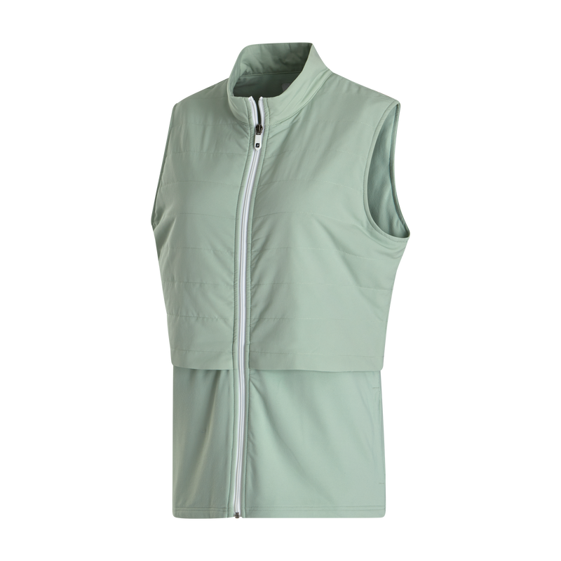 Layered Insulated Vest Women - Sage