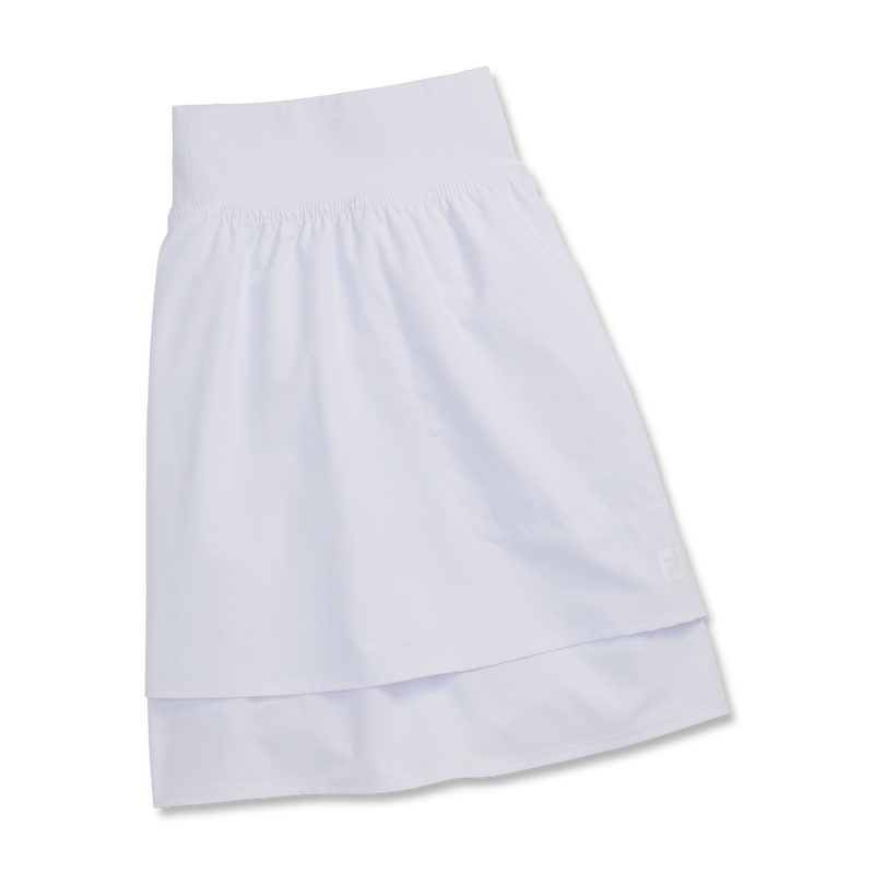 Lightweight Woven Skort Women - White