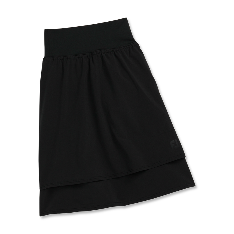 Lightweight Woven Skort Women - Black