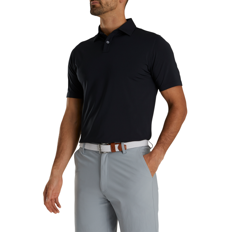 Athletic Fit Solid Lisle - Black