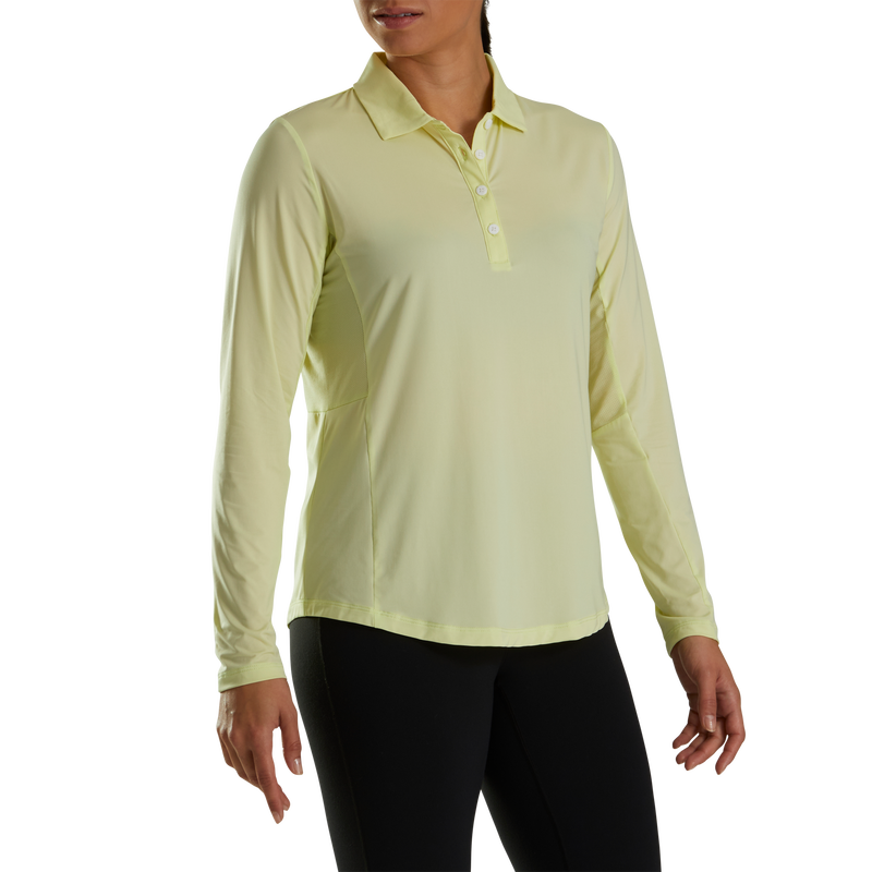 Long Sleeve Sun Protection Shirt Women - Yellow