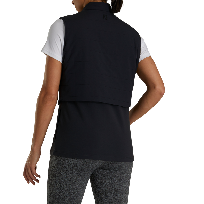 Layered Insulated Vest Women - Black