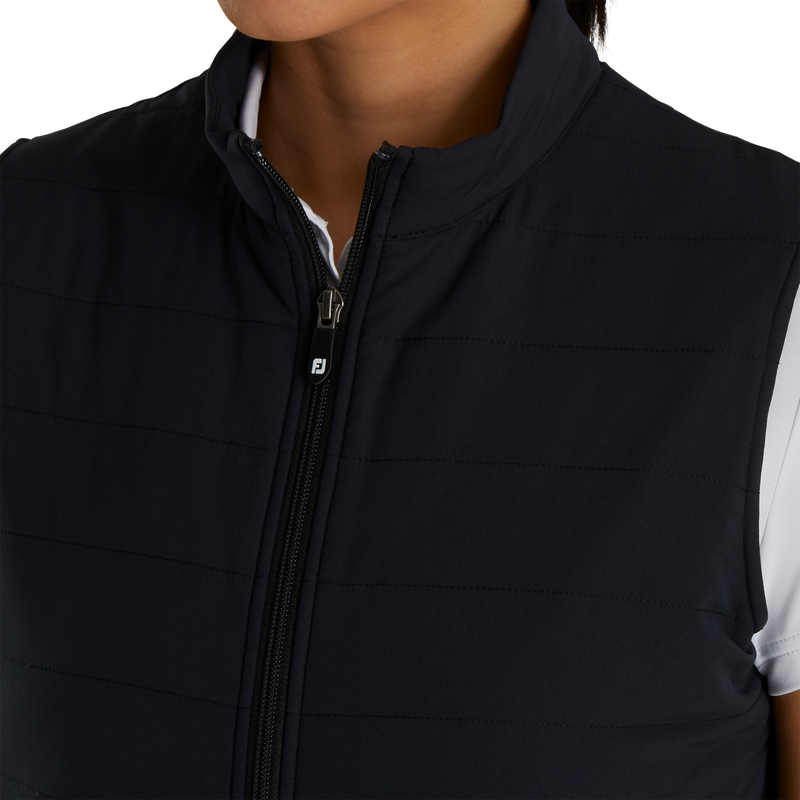Layered Insulated Vest Women - Black