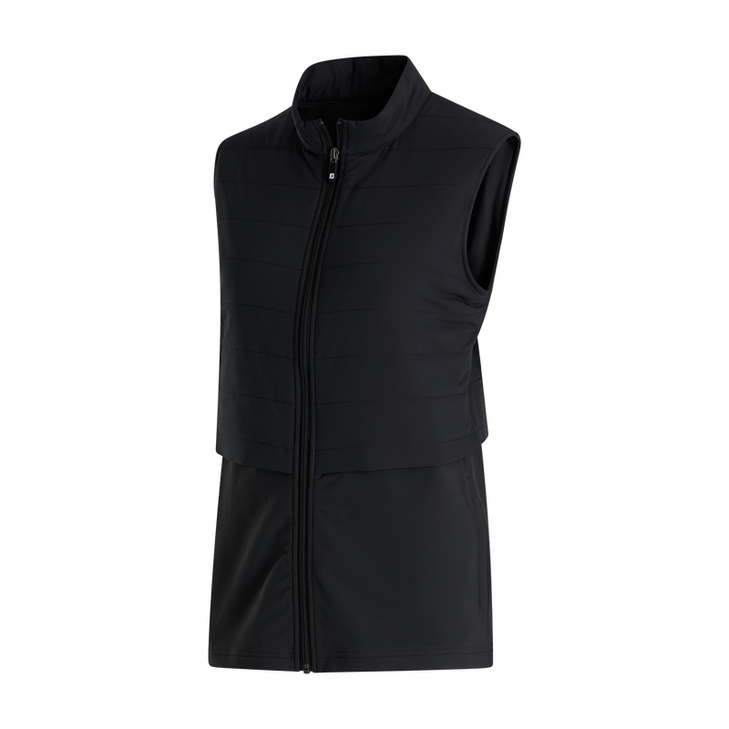 Layered Insulated Vest Women - Black