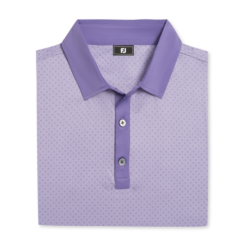 Athletic Fit Micro Flower Lisle (Men's) - Lavender / Lilac