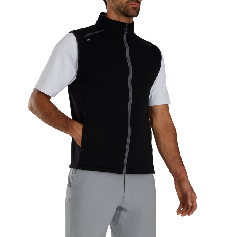 ThermoSeries Fleece Back Vest - Black