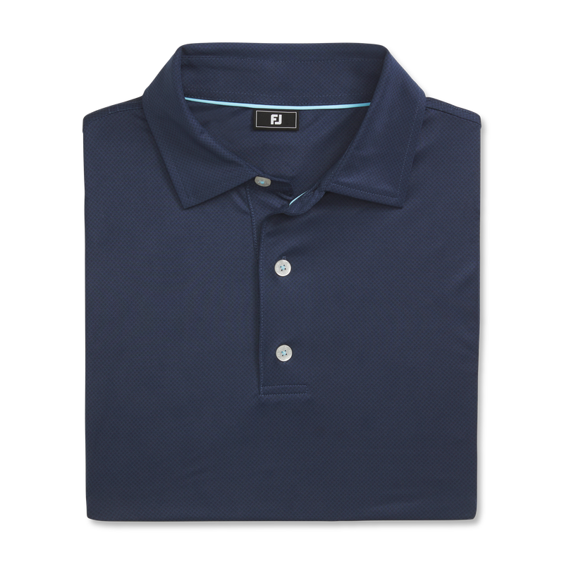 Tonal Dot Print Lisle - Navy