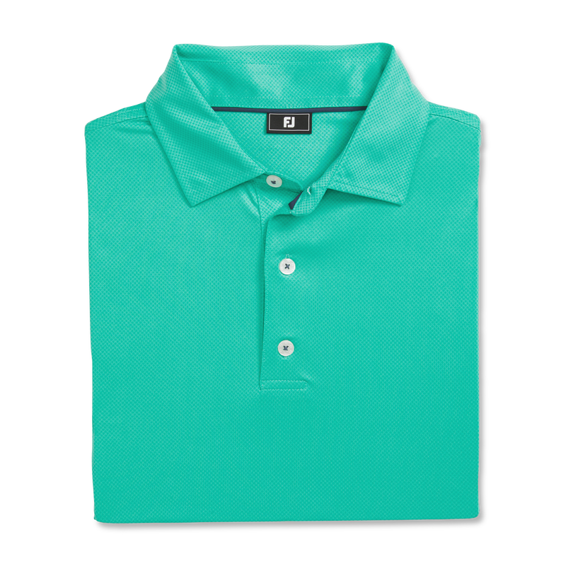 Tonal Dot Print Lisle - Emerald