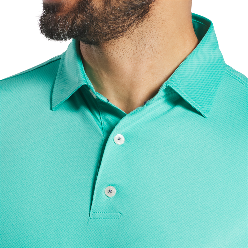Tonal Dot Print Lisle - Emerald
