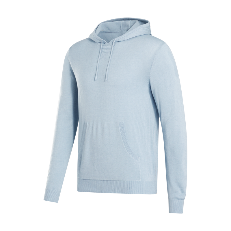 Sweater Hoodie - Heather Light Blue