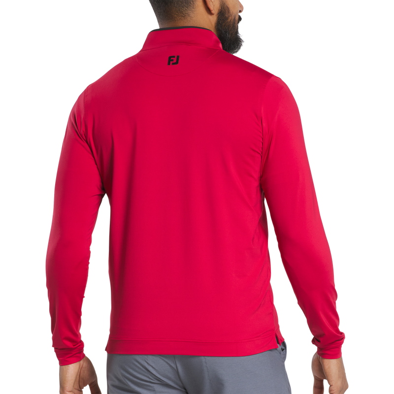 Lightweight Solid Mid-Layer - Crimson