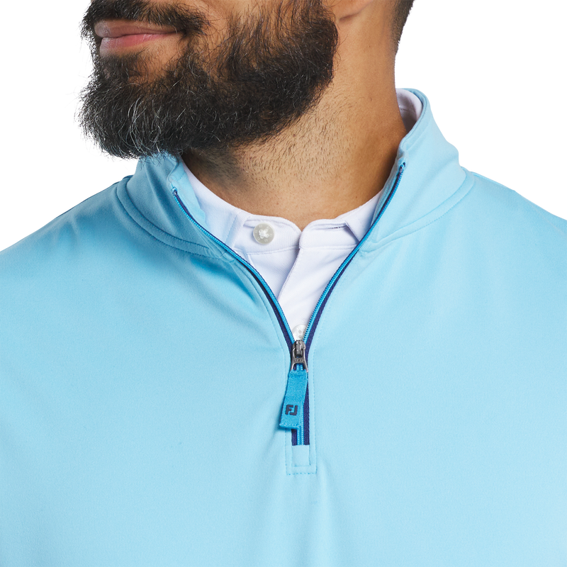 Approach Quarter-Zip Vest - Light Blue