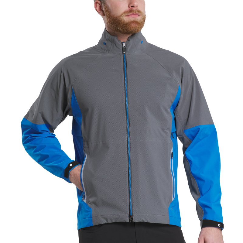 HydroTour Rain Jacket - Charcoal / Blue