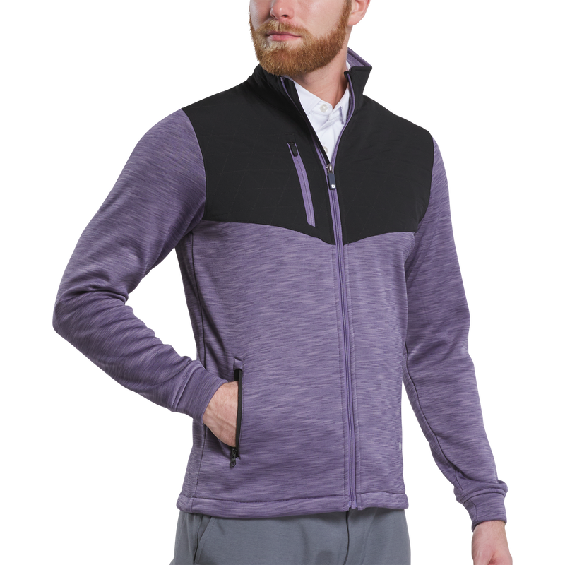 ThermoSeries Full-Zip Hybrid - Purple / Black