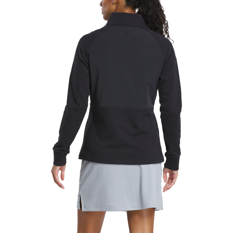 Hybrid Quarter-Zip Women - Black