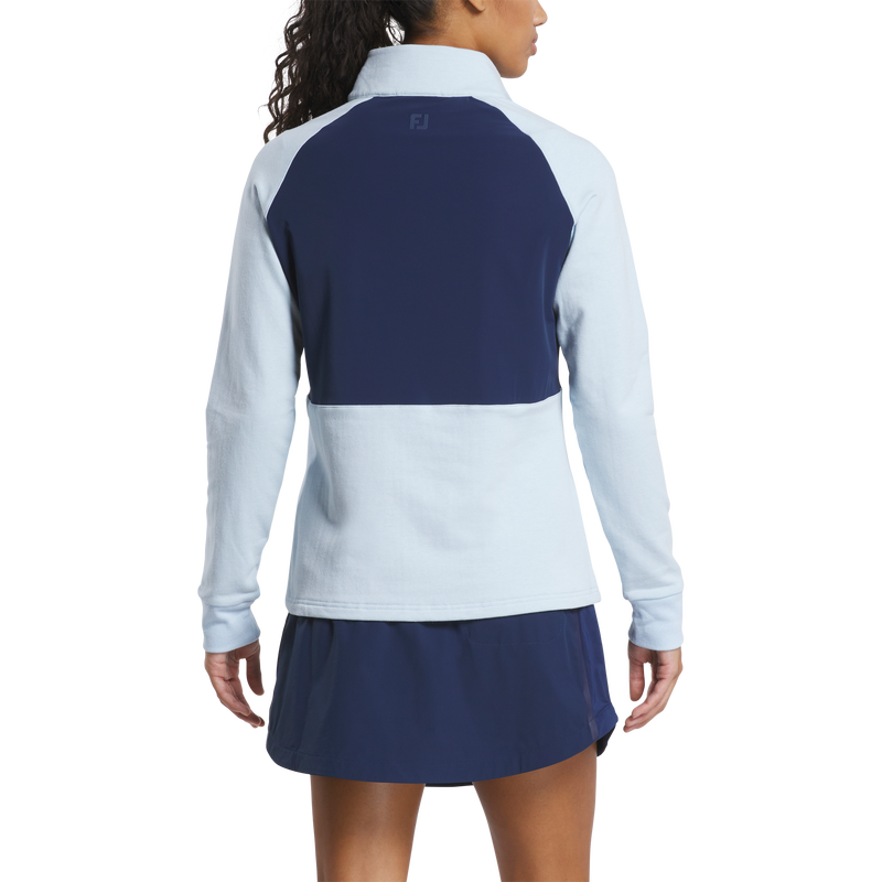 Hybrid Quarter-Zip Women - Skyway / Navy