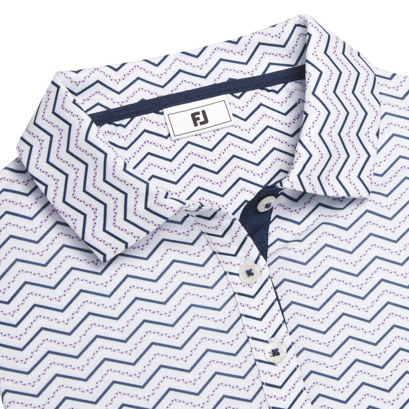 Short Sleeve Shirt Junior Girl - Chevron Dot
